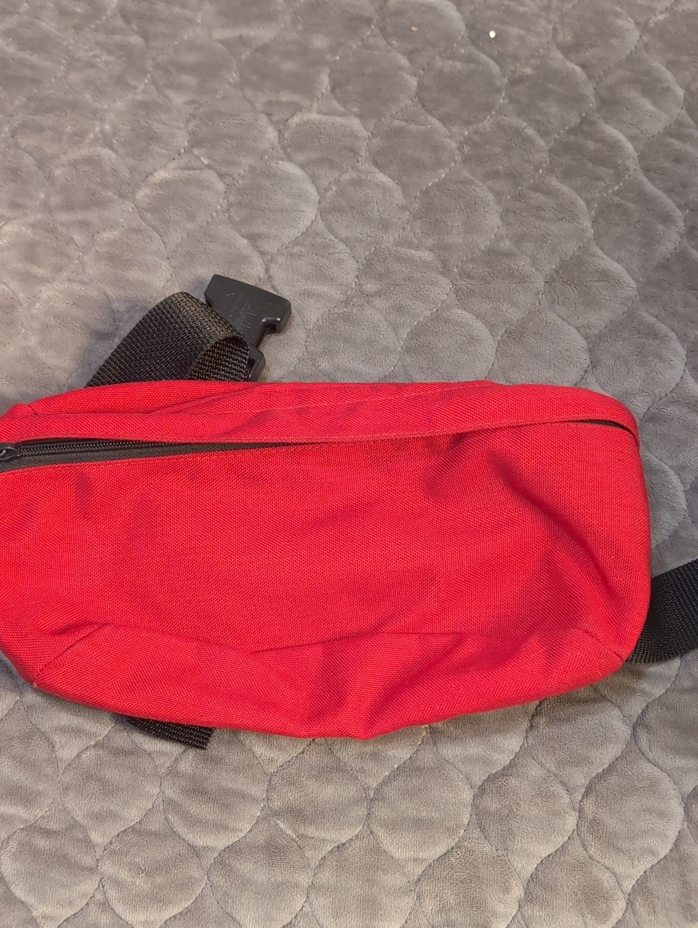 Red Men's Sling Waist Bag - Minimal Crossbody Pouch